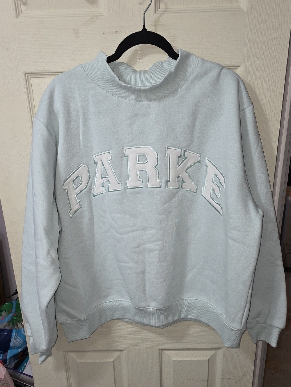 Parke Bridal Varsity Mockneck Size L/XL in Something Blue SOLD OUT✨️